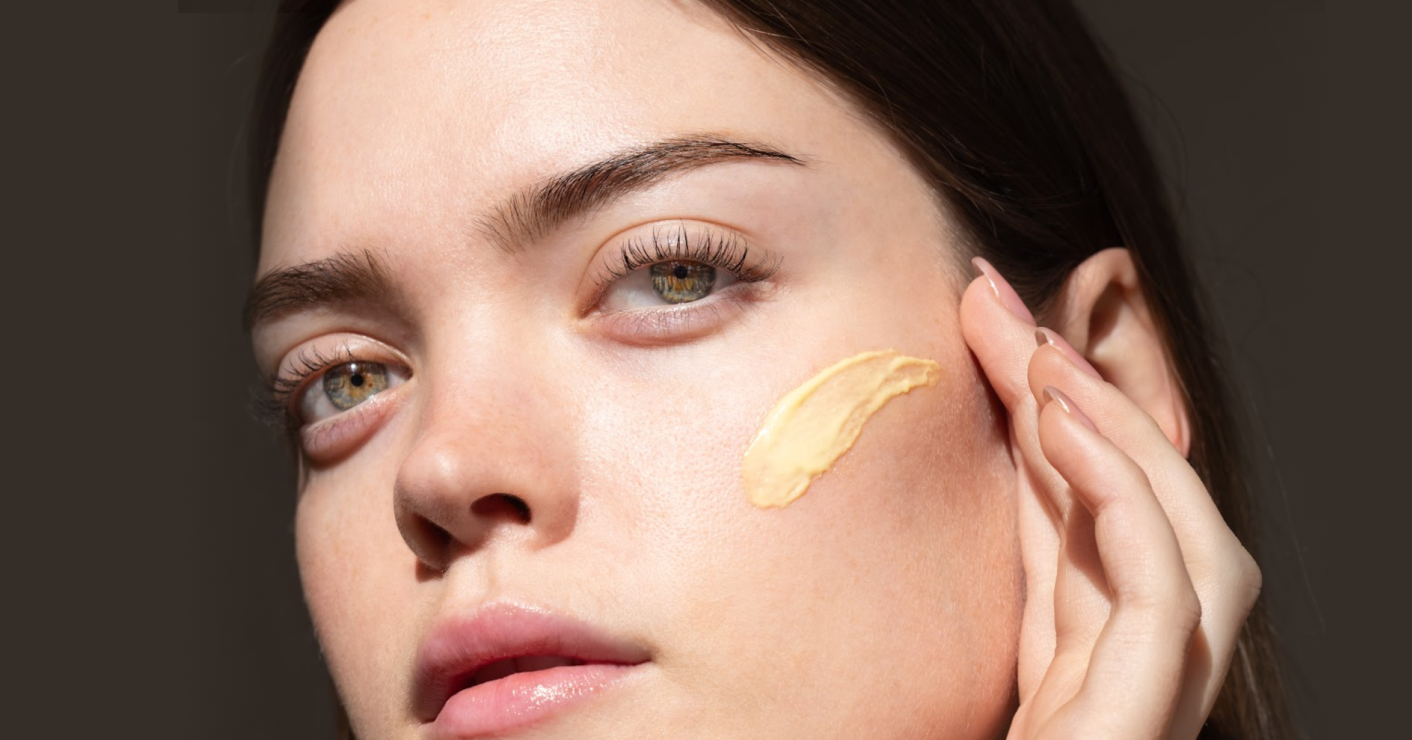 Logo on colored background