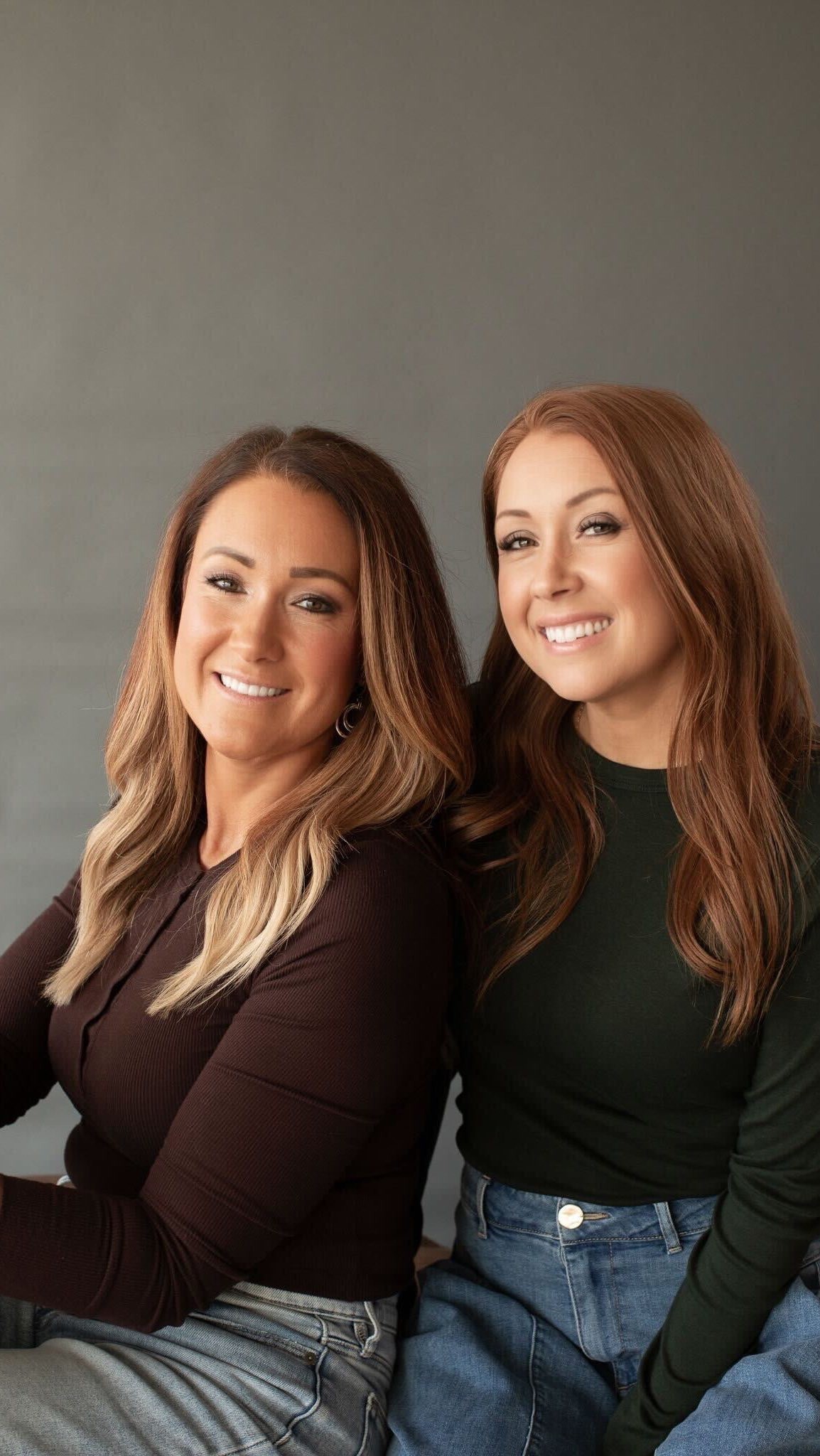 Logo on colored background